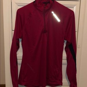 Pink Brooks running pullover